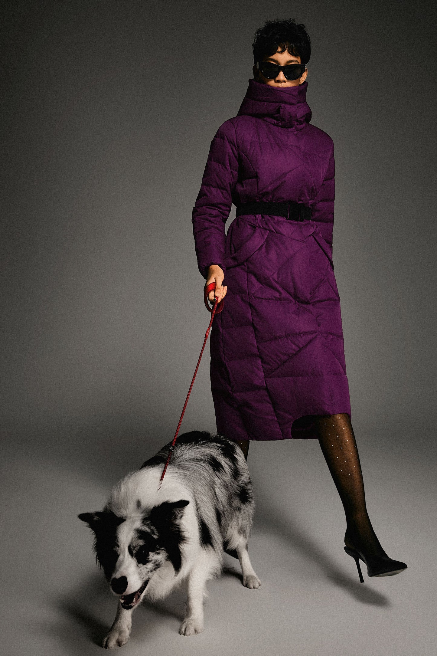 Long Maxi Down Coat with Hood