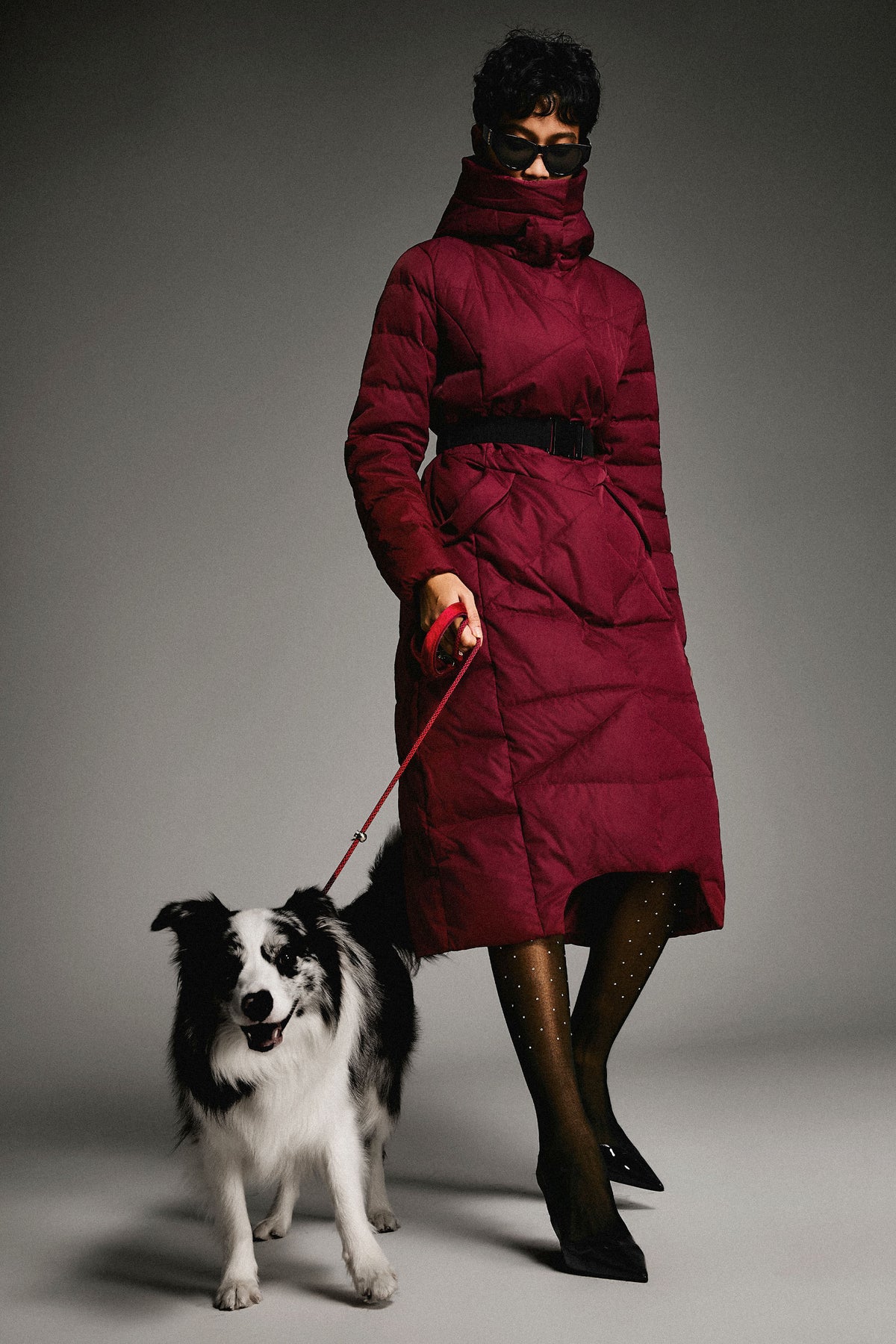 Long Maxi Down Coat with Hood