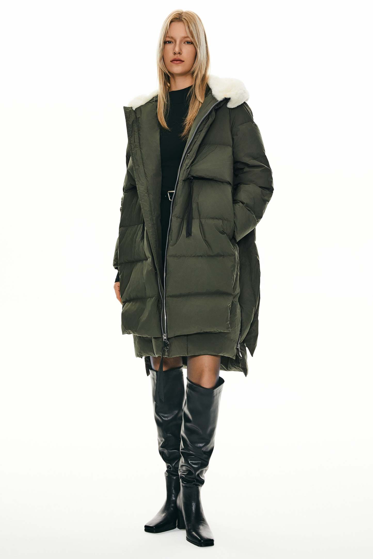 092 Universe® Long Winter Down Puffer Jacket