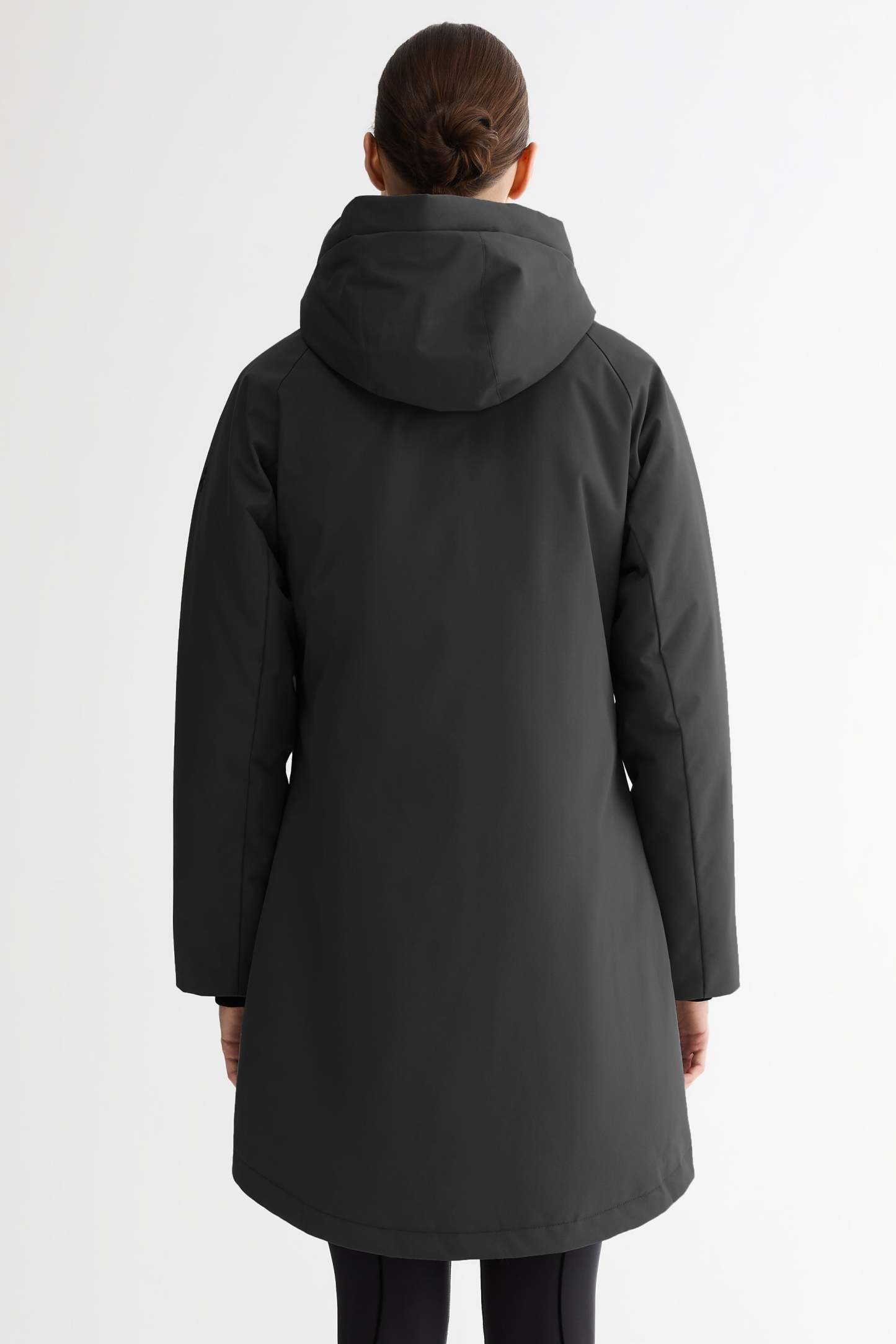 Mid-Length Windproof Parka Coat