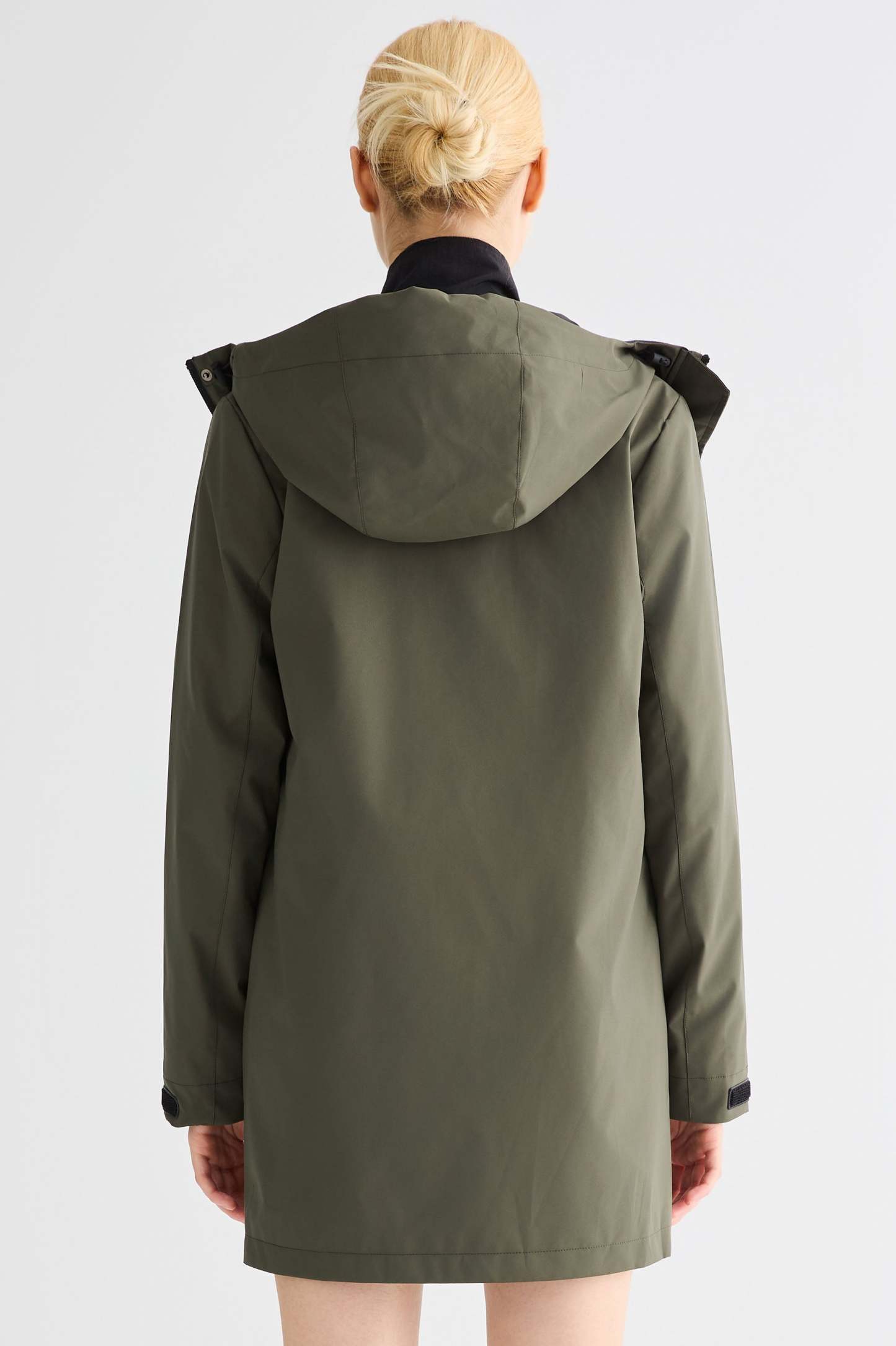Mid-Length Waterproof Trench Jacket