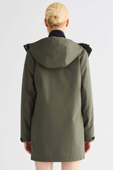 Mid-Length Waterproof Trench Jacket
