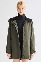 Mid-Length Waterproof Trench Jacket