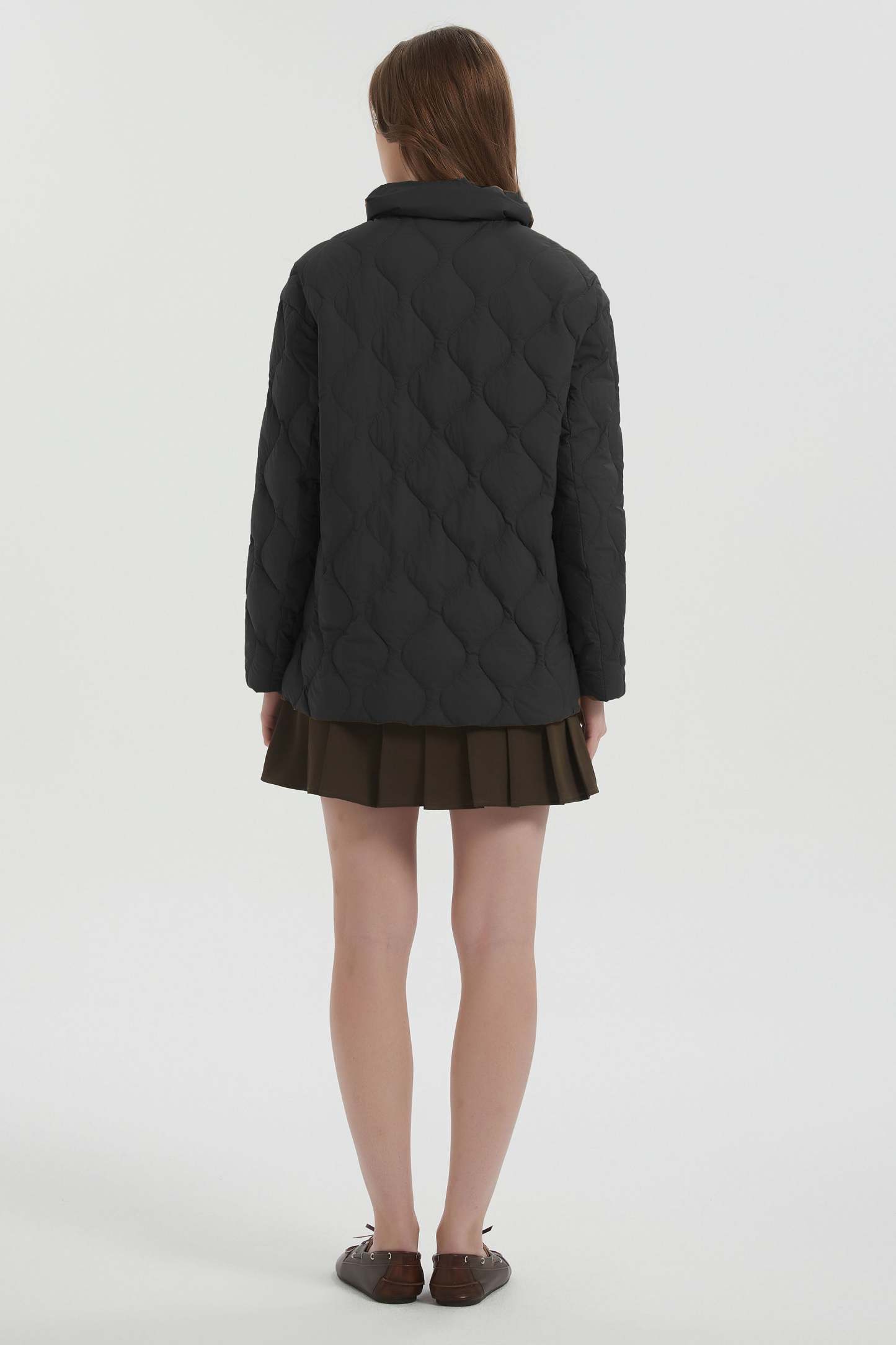 Oversized Down Puffer Jacket Lightweight Quilted