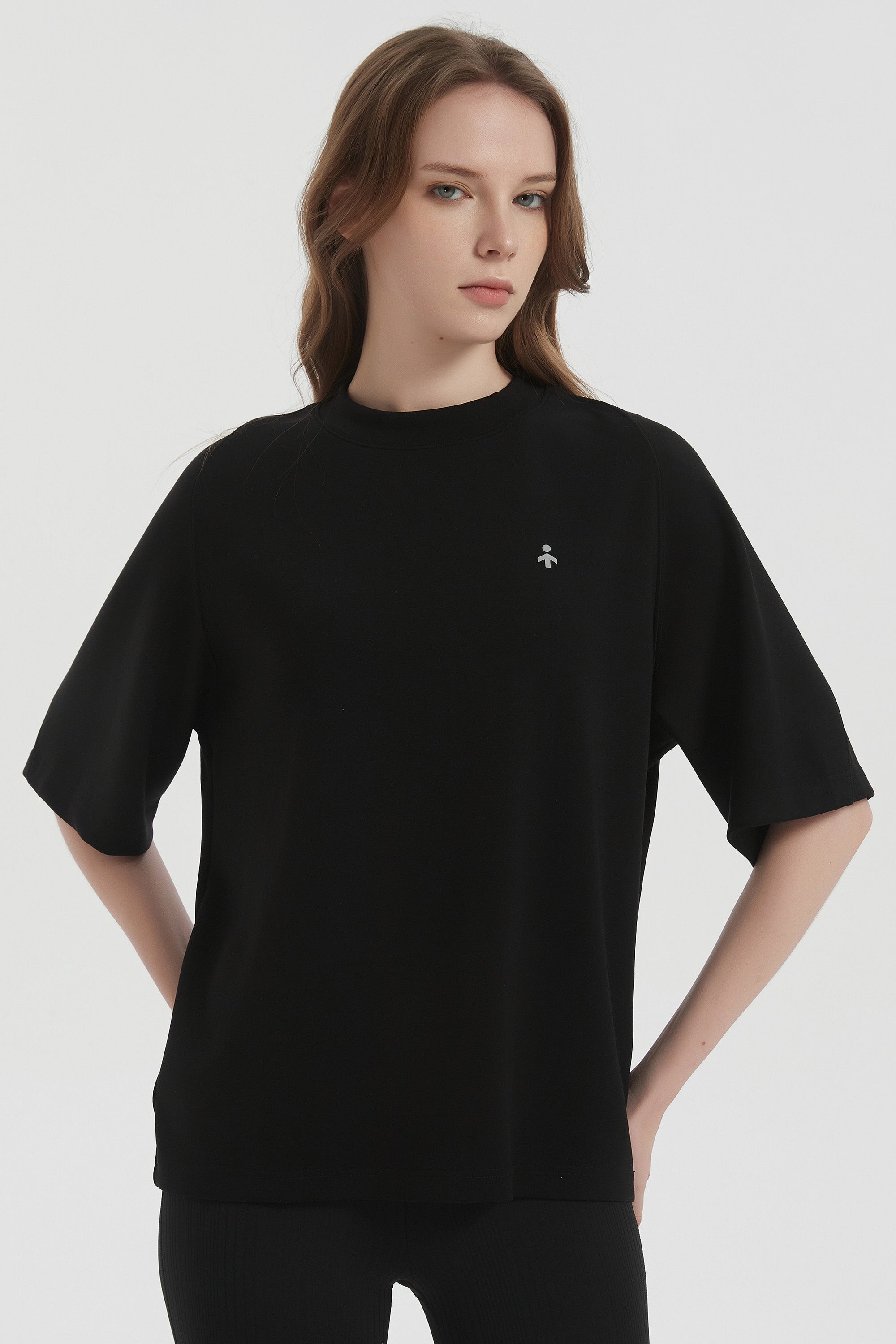 Casual Crew Neck T-Shirt Tops Basic Workout