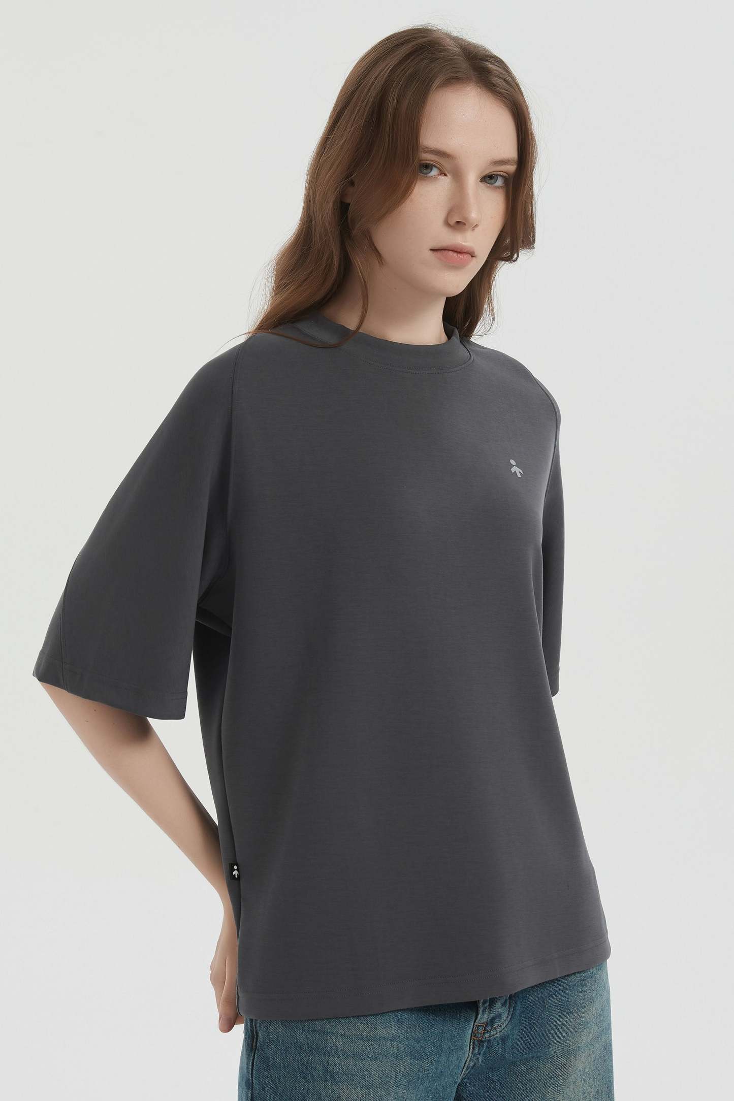 Casual Crew Neck T-Shirt Tops Basic Workout