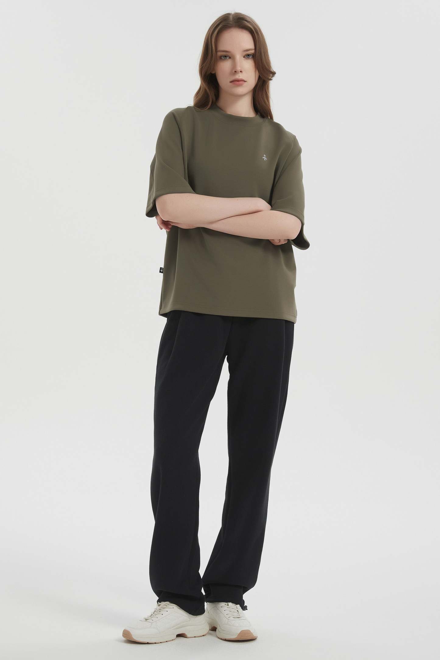 Casual Crew Neck T-Shirt Tops Basic Workout