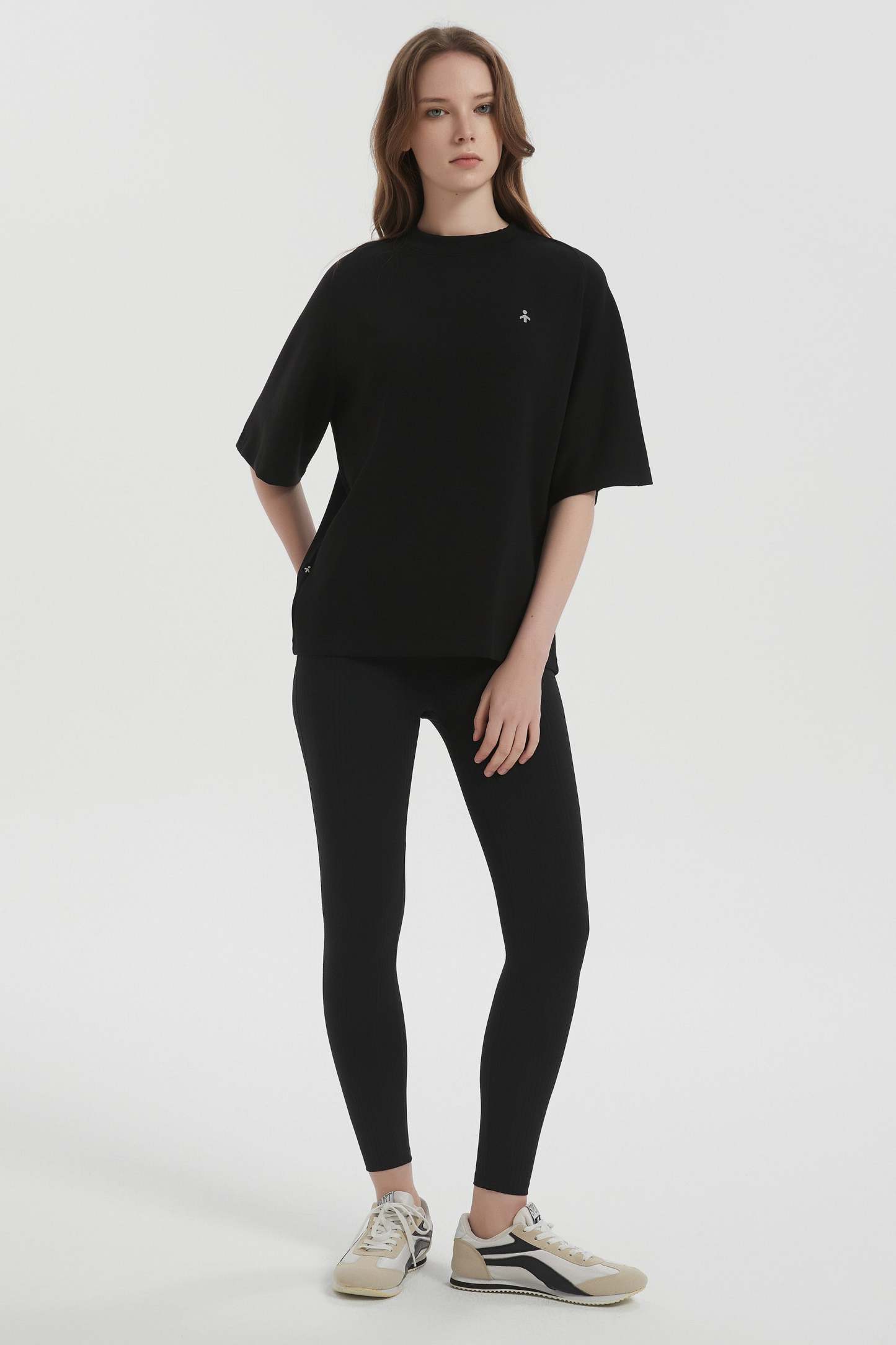 Casual Crew Neck T-Shirt Tops Basic Workout