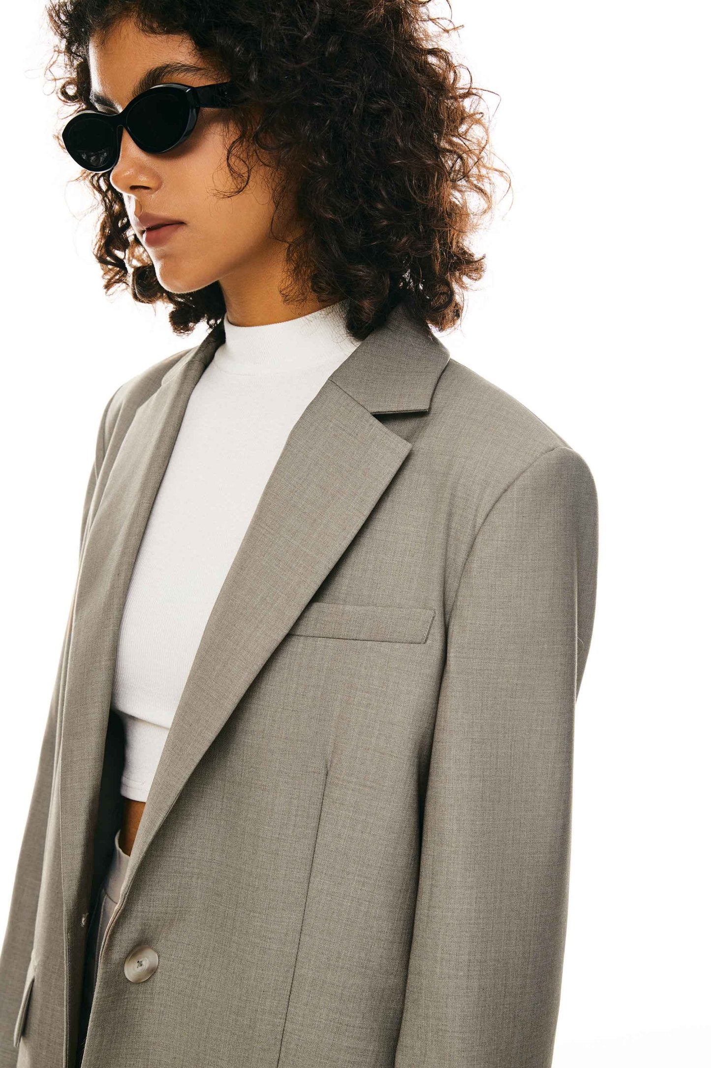 Long Sleeve Work Blazer Casual Business