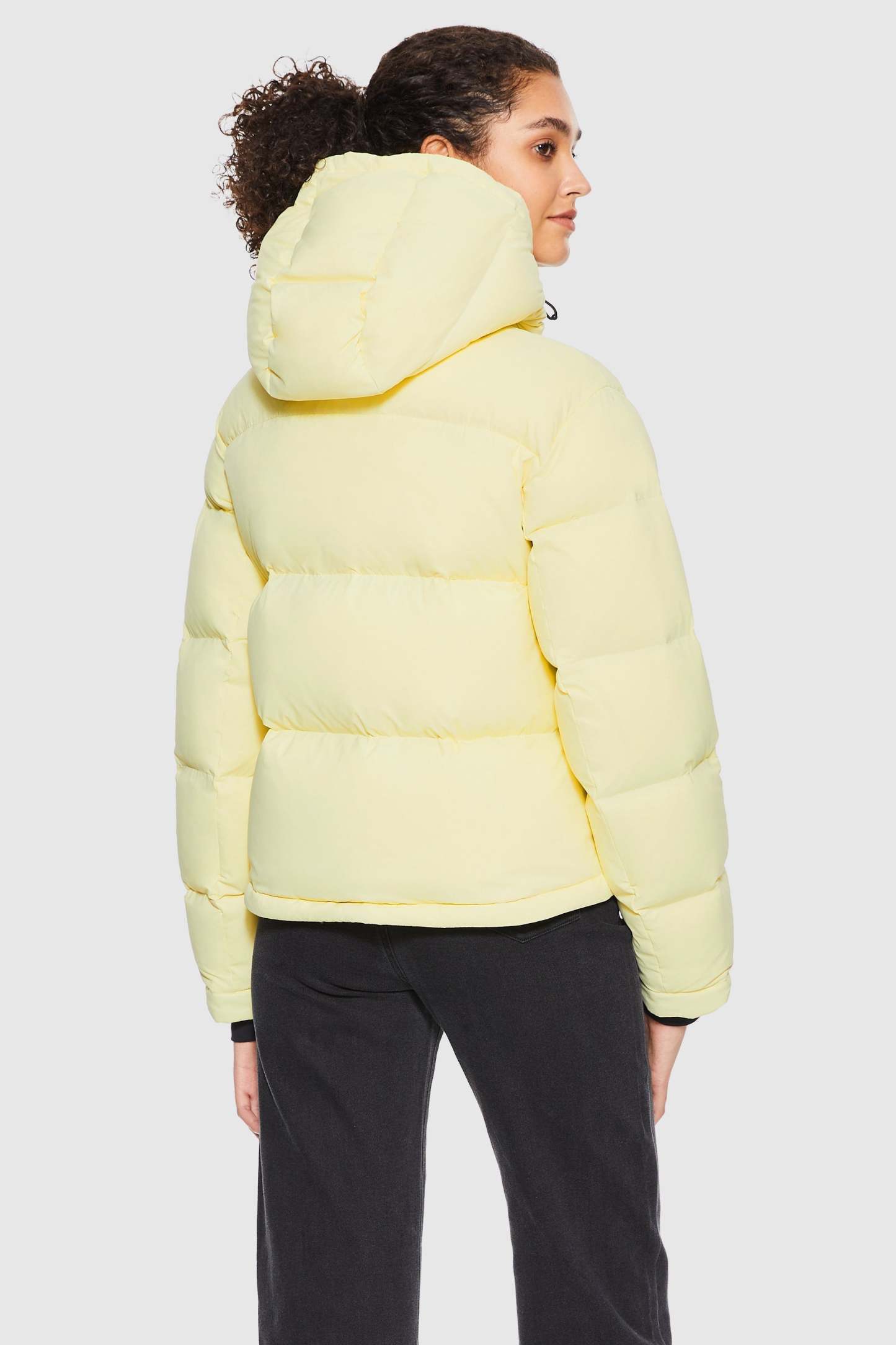 Aurora Cropped Thermal Down Puffer Jacket