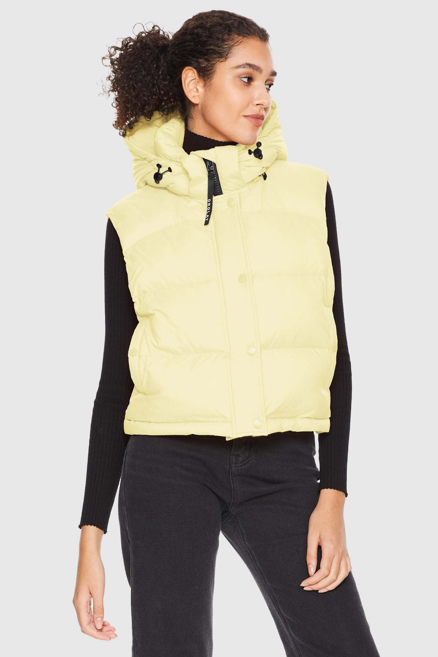 Aurora Hooded Down Puffer Vest