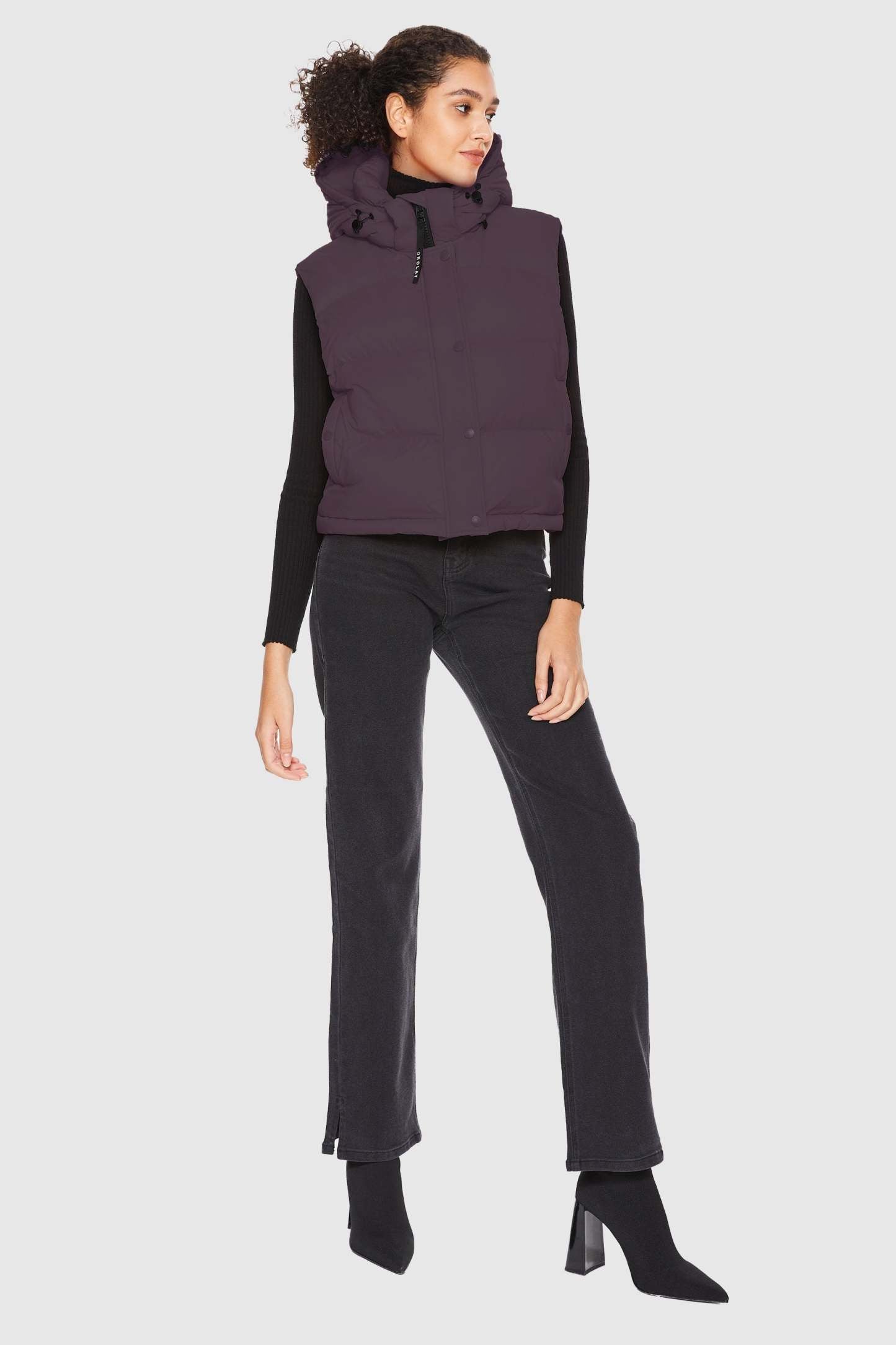 Aurora Hooded Down Puffer Vest