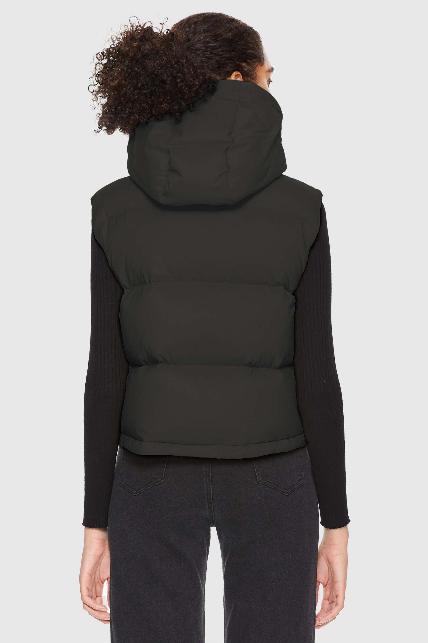 Aurora Hooded Down Puffer Vest