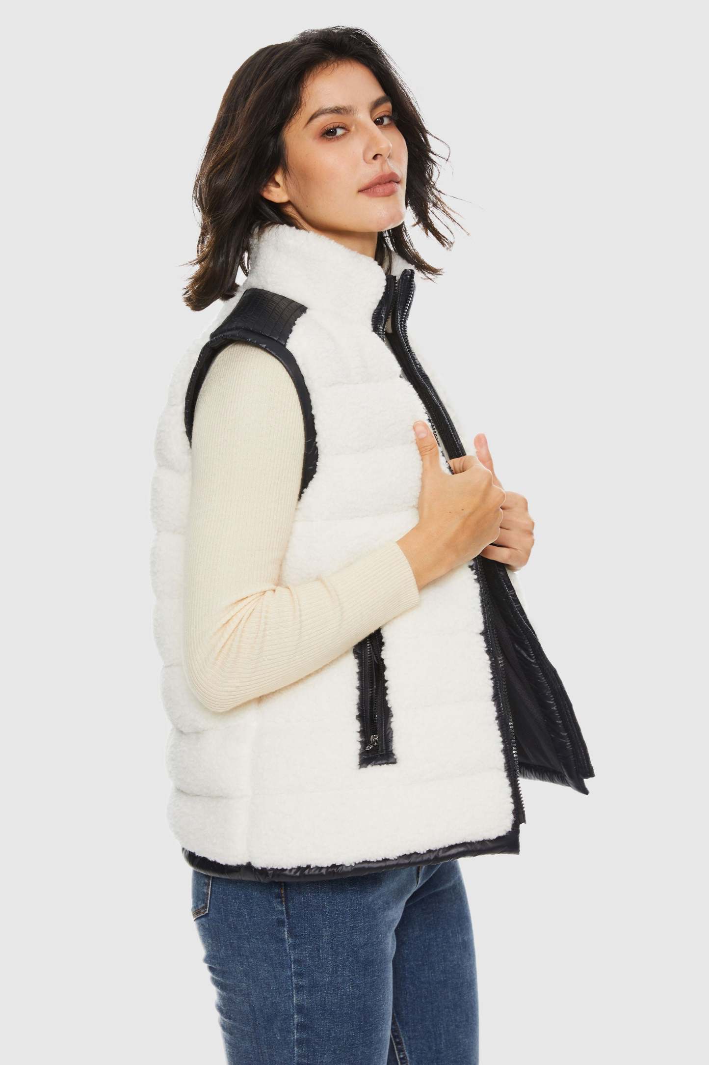 Casual Fleece Down Vest