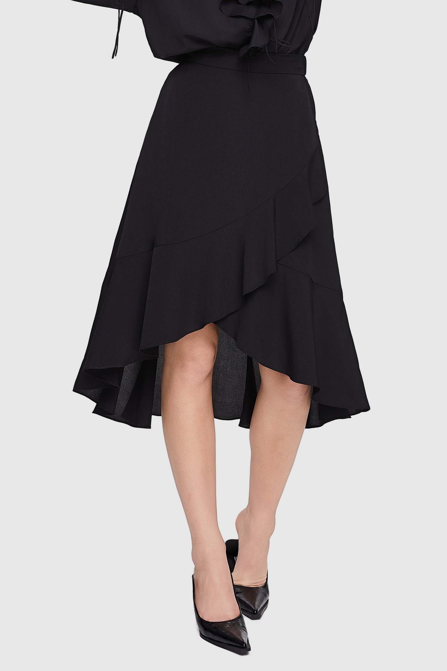 Chiffon Midi Skirt
