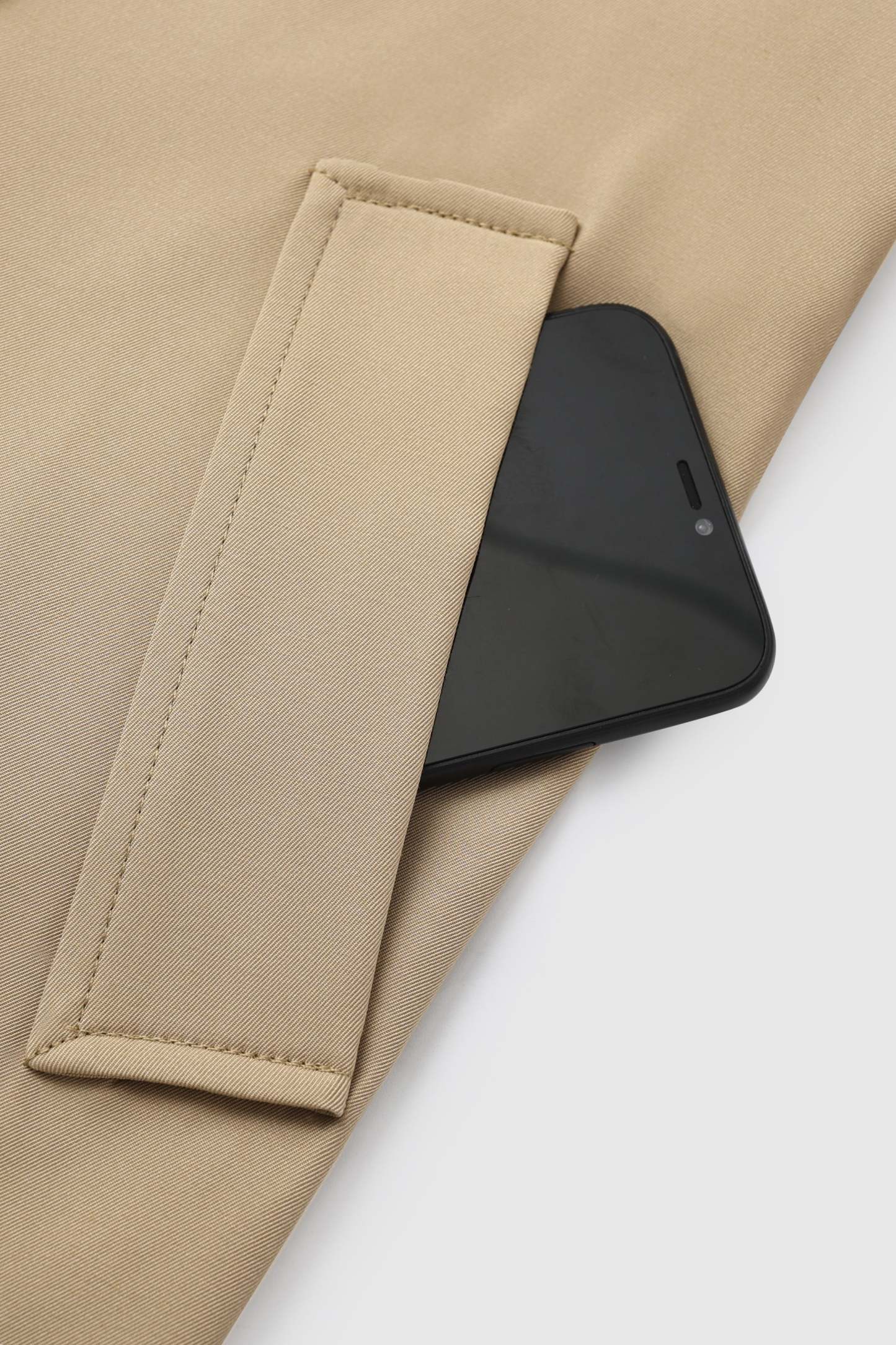 Classic Double-Breasted Lapel Hudson Trench