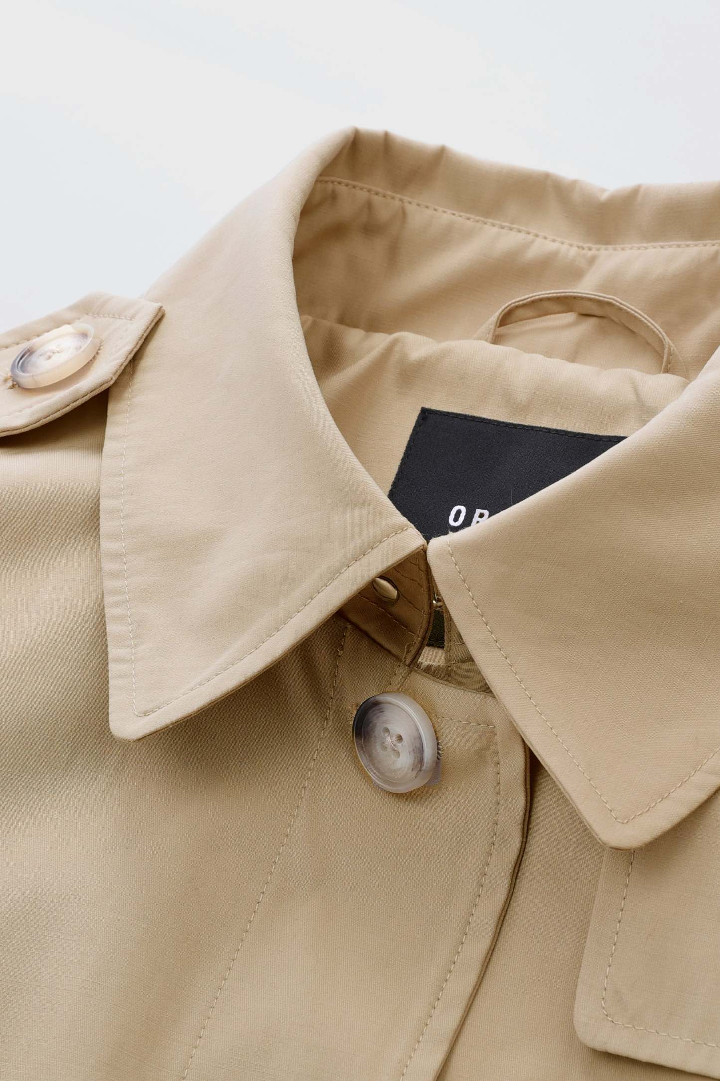 Classic Windproof Belted Hudson Trench