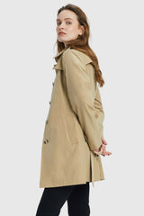Classic Windproof Belted Hudson Trench