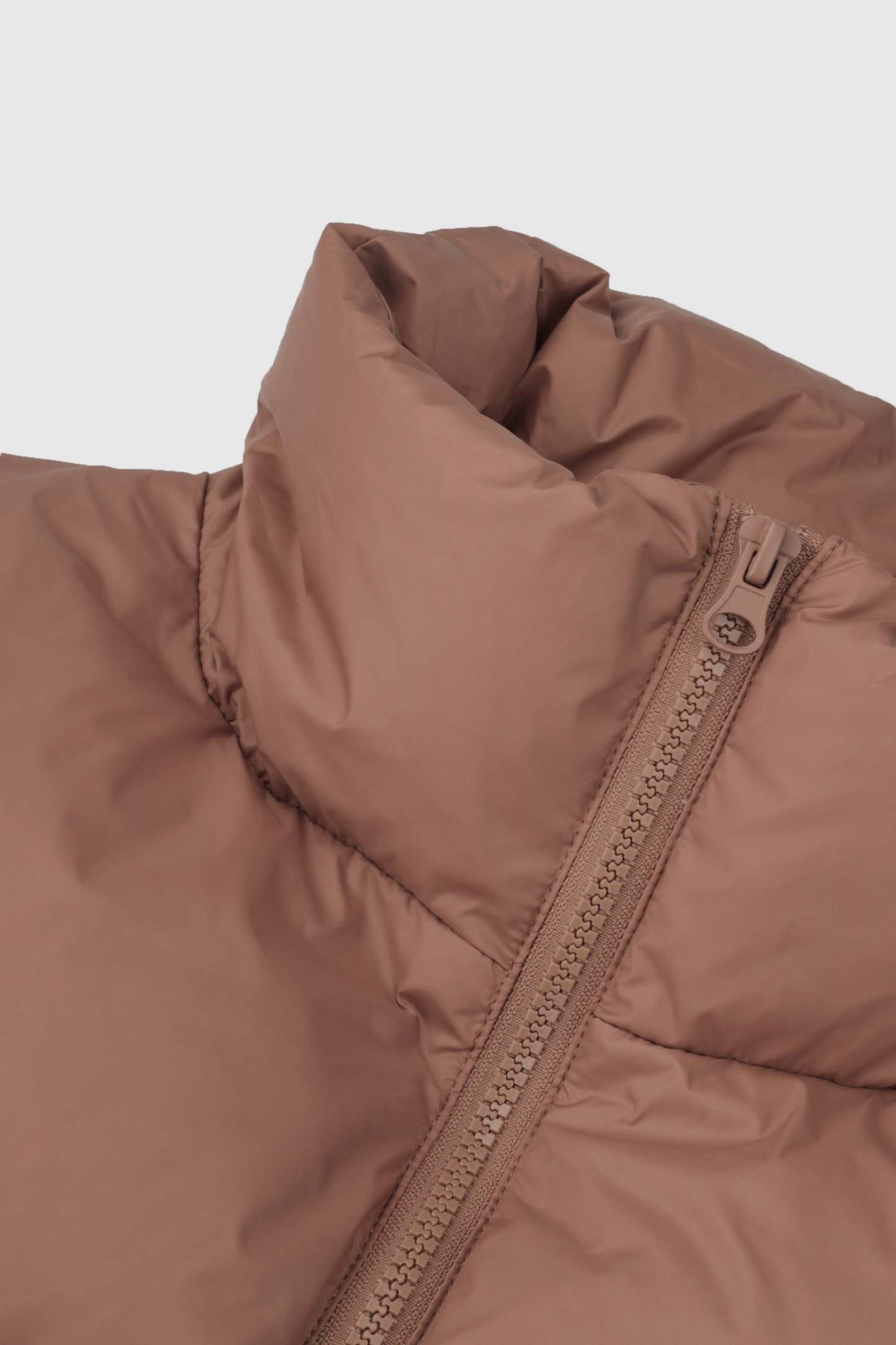 Cropped Puffer Down Vest