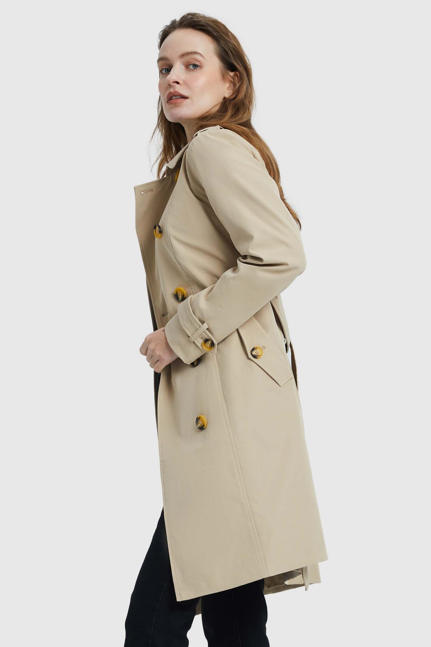 Double-Breasted Hudson Trench