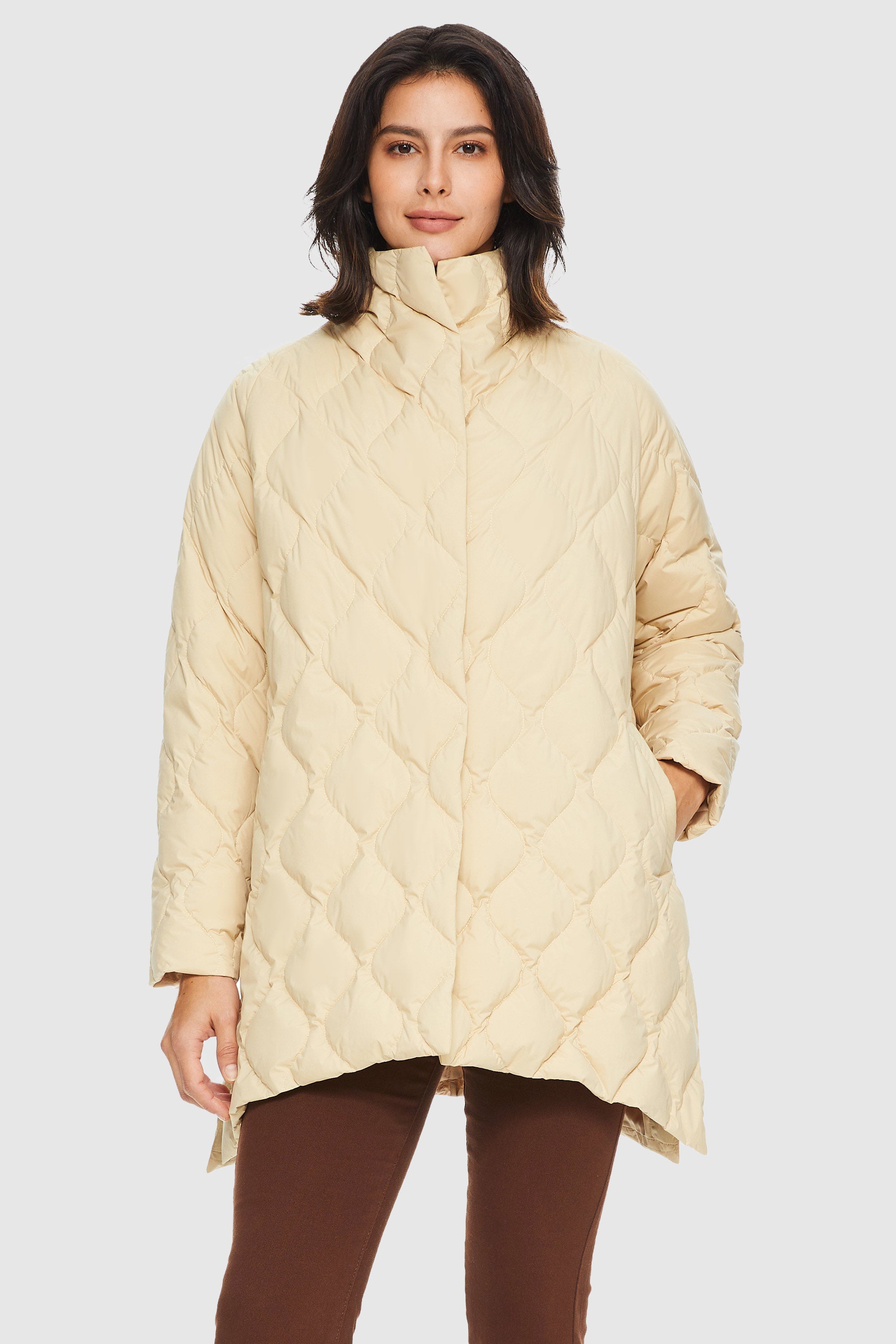 Lightweight Long-Sleeve Down Puffer Jacket