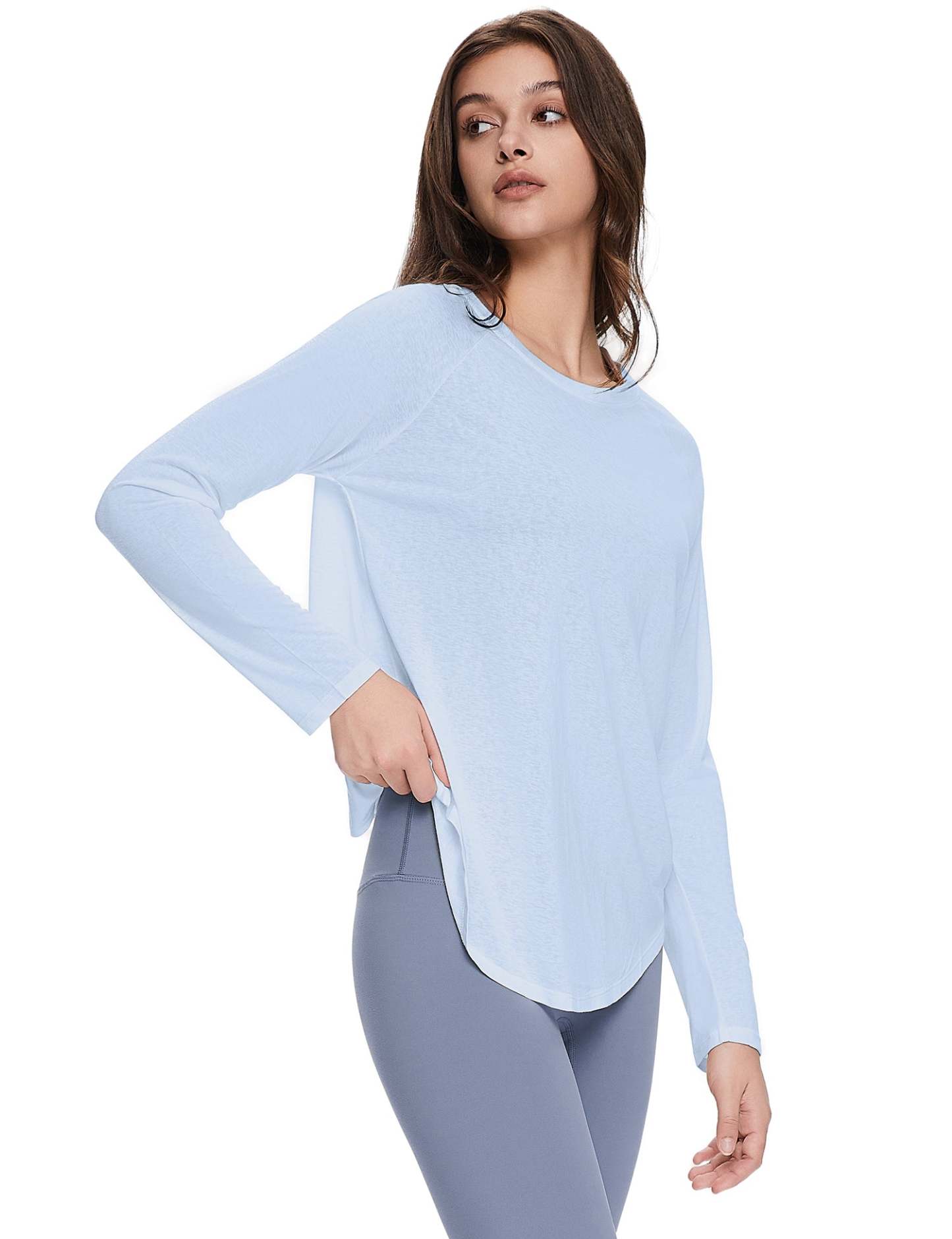 Workout Long Sleeve Tops Lightweight - UV Protection