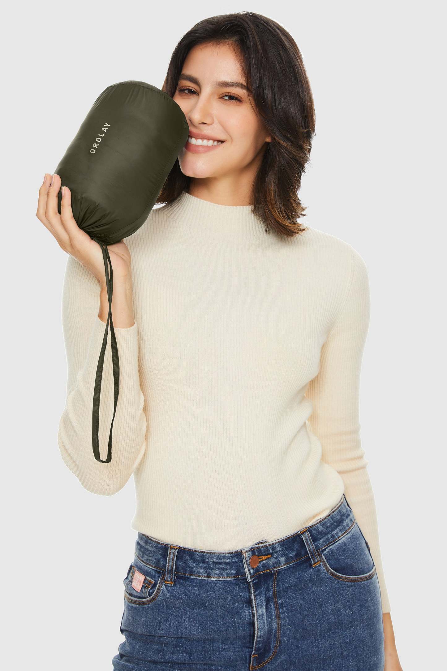 Lightweight Packable Down Jacket with Stand Collar with hood