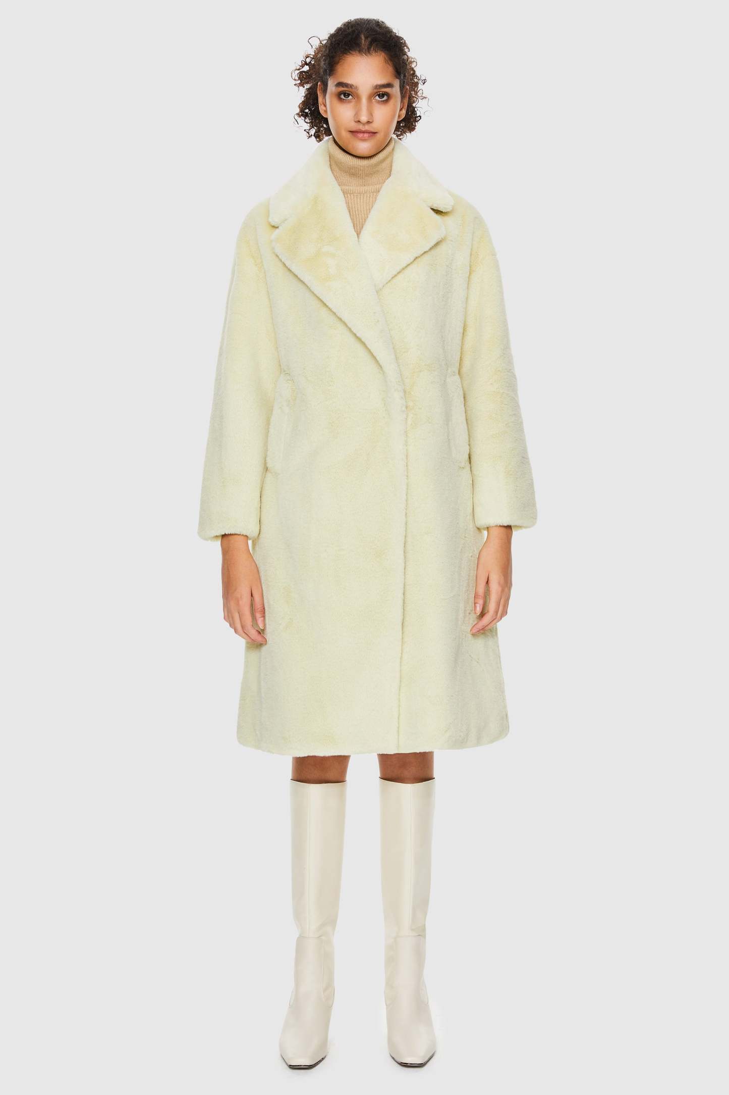 Oversized Long Sherpa Teddy Coat