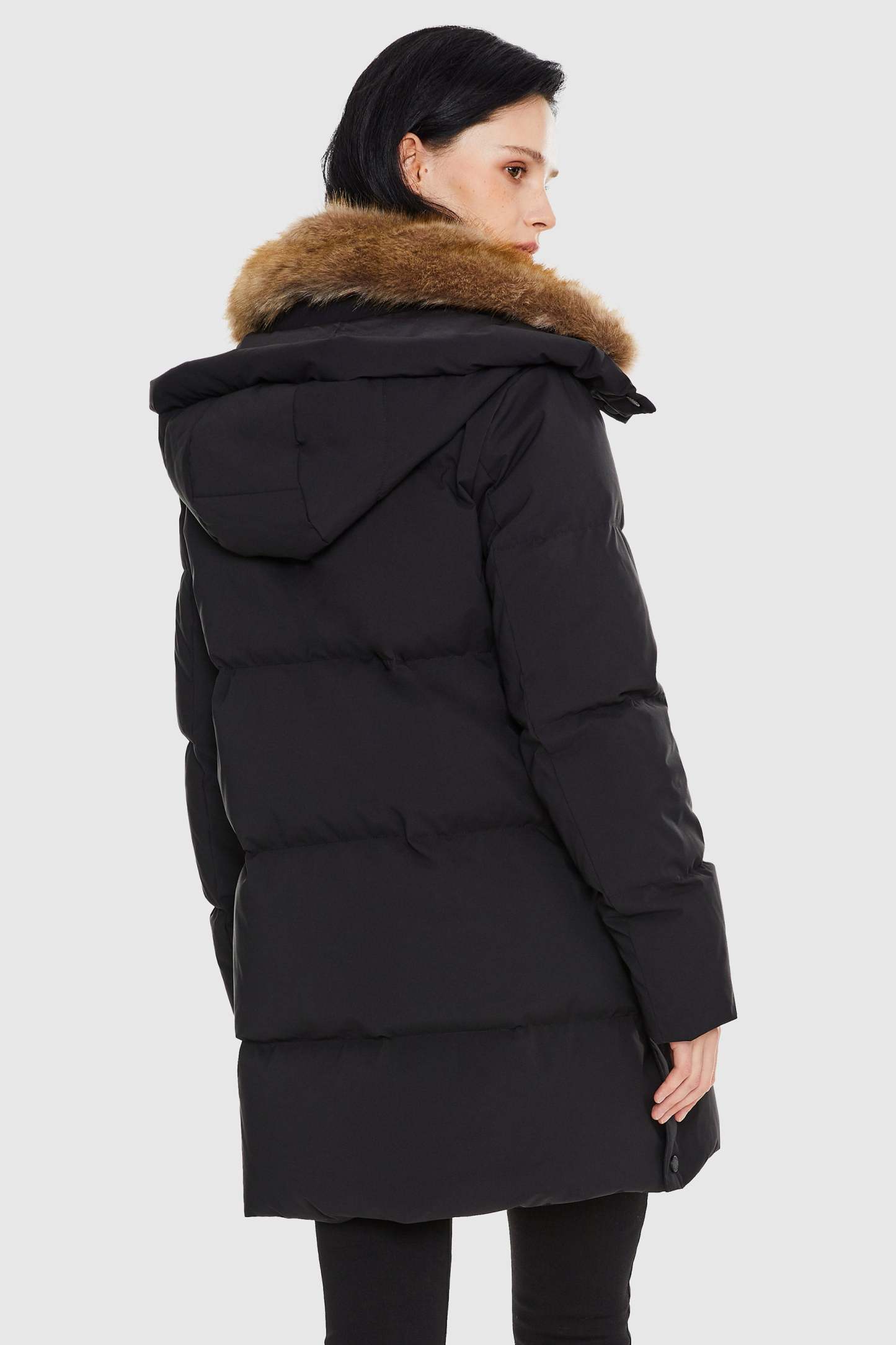 Mid-Length Winter Thickened Puffer Down Jacket