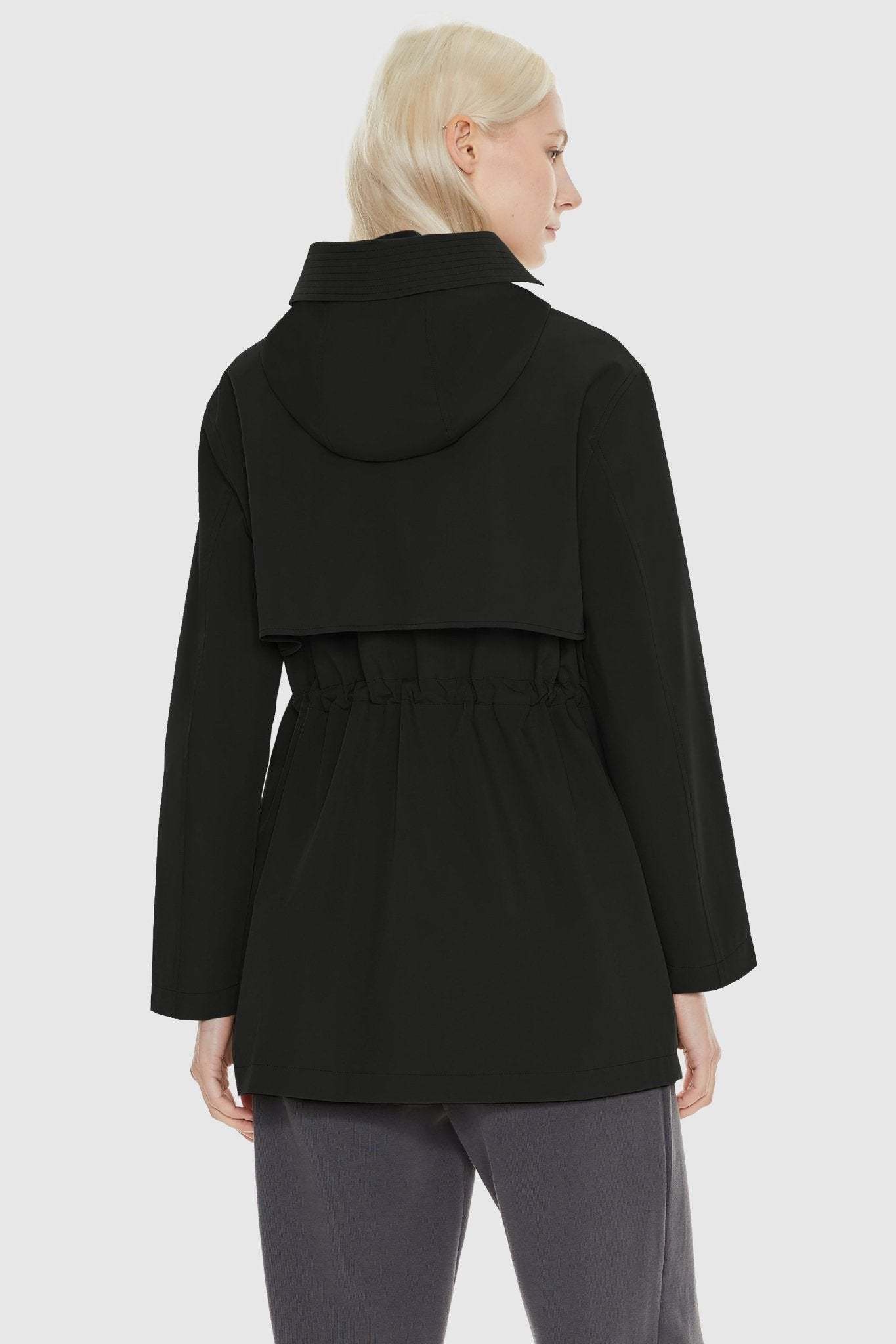 Military Anorak Jacket Zip-Up Windbreaker Active Hooded