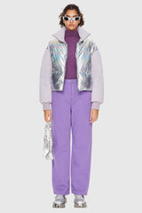 Puff-O® Colorlay Chrome Cropped Down Puffer