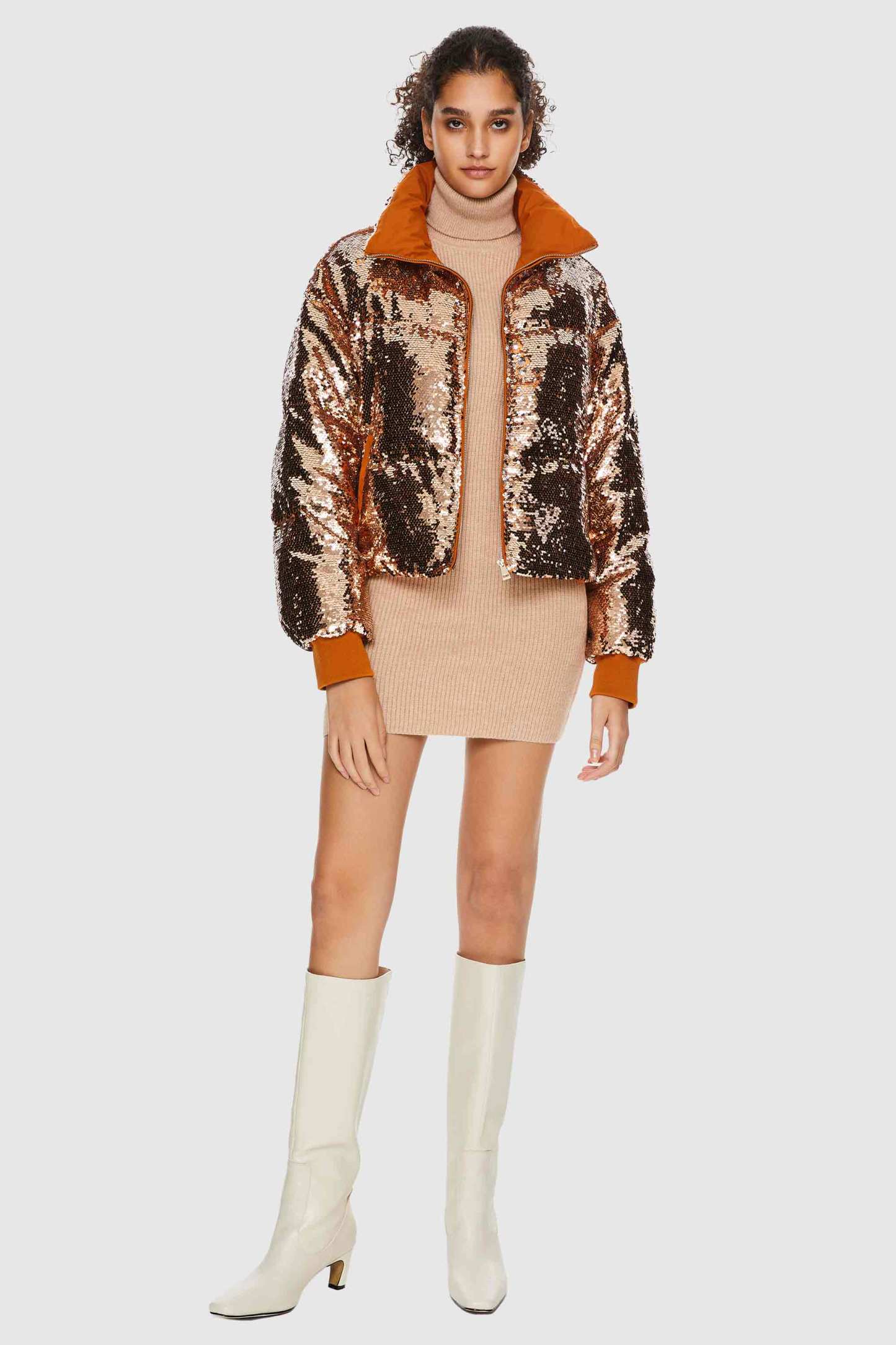 Puff-O® O-Lab Disco Sequin Down Jacket