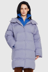 Puffy Puffer Down Jacket with Detachable Hood