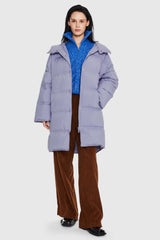 Puffy Puffer Down Jacket with Detachable Hood