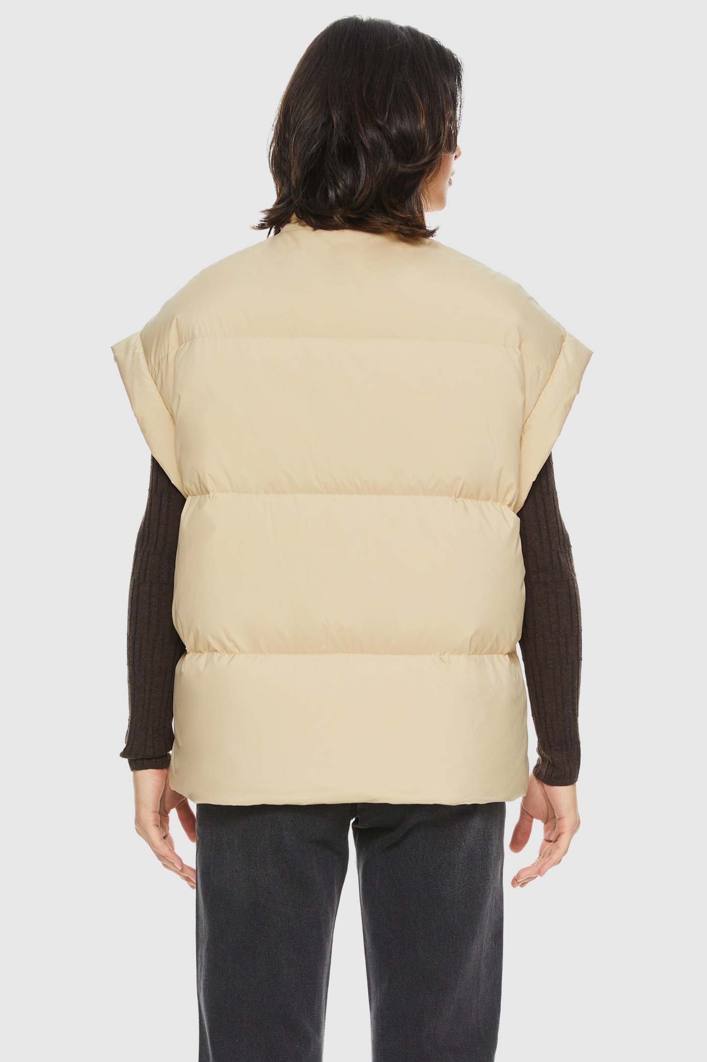 Oversized Sleeveless Classic Puffer Vest