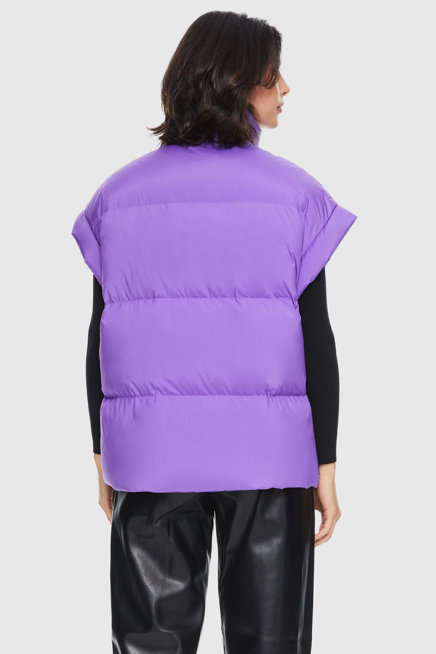 Oversized Sleeveless Classic Puffer Vest
