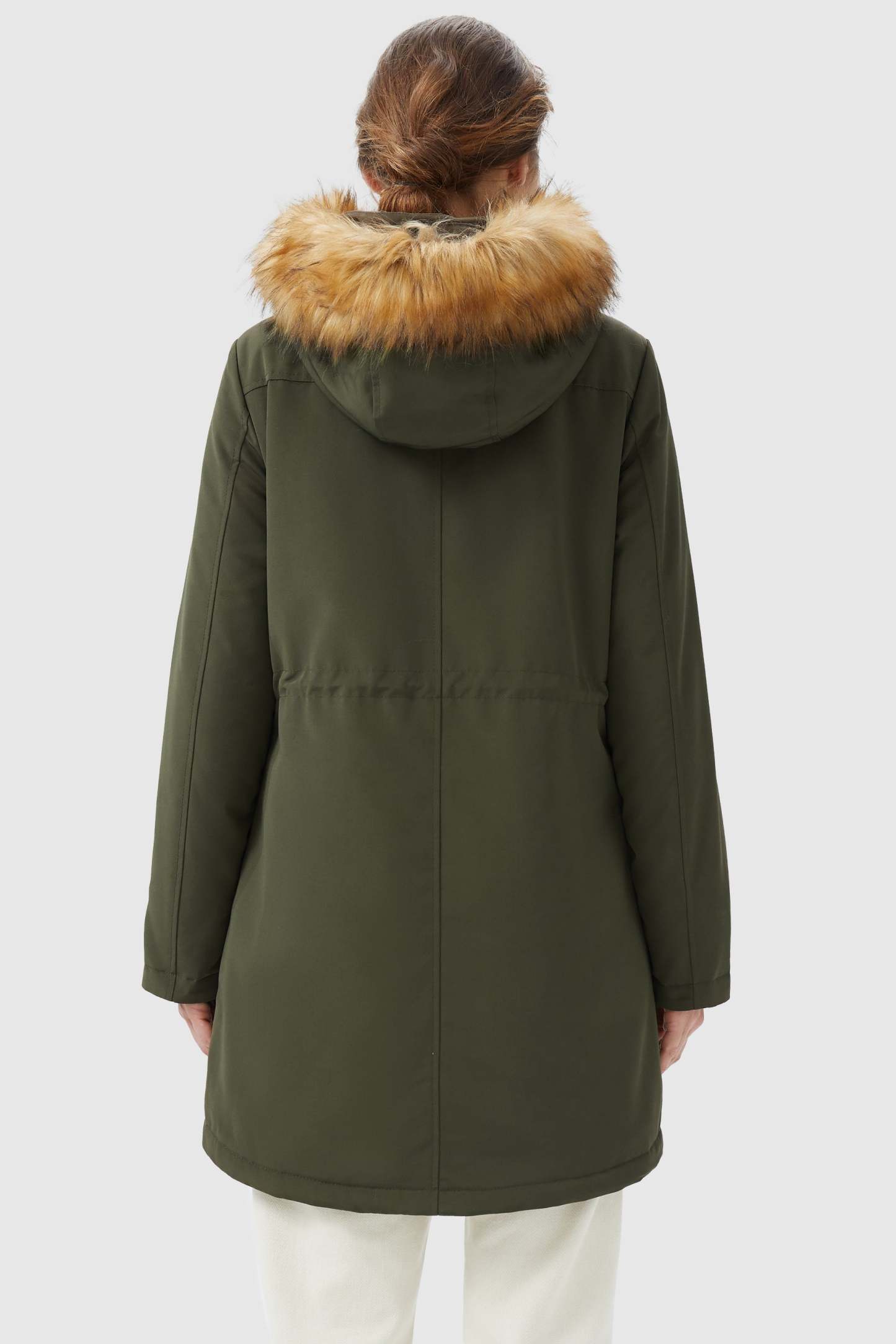 Thickened Fleece Lined Parka Jacket