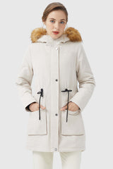 Thickened Fleece Lined Parka Jacket