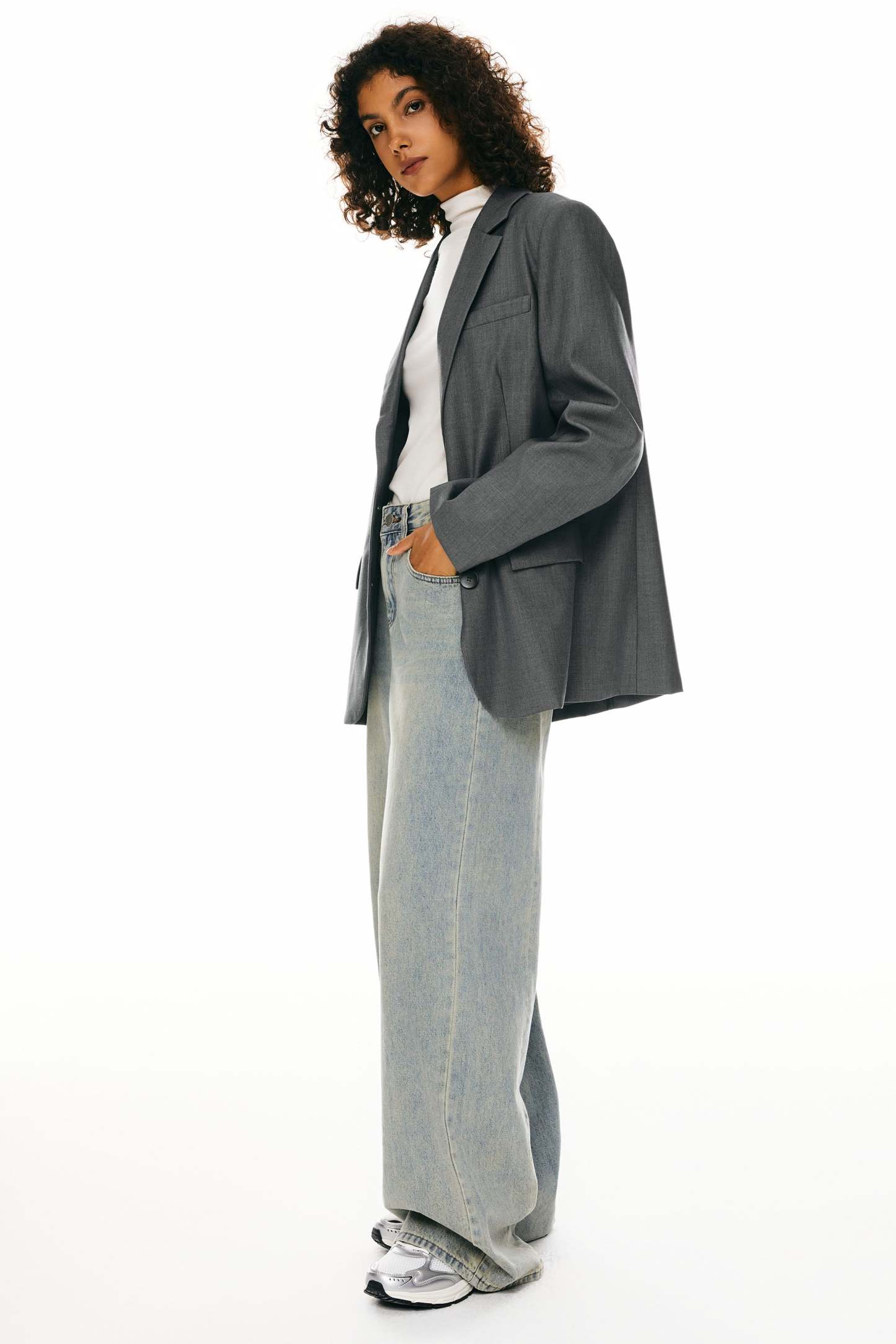 Long Sleeve Work Blazer Casual Business