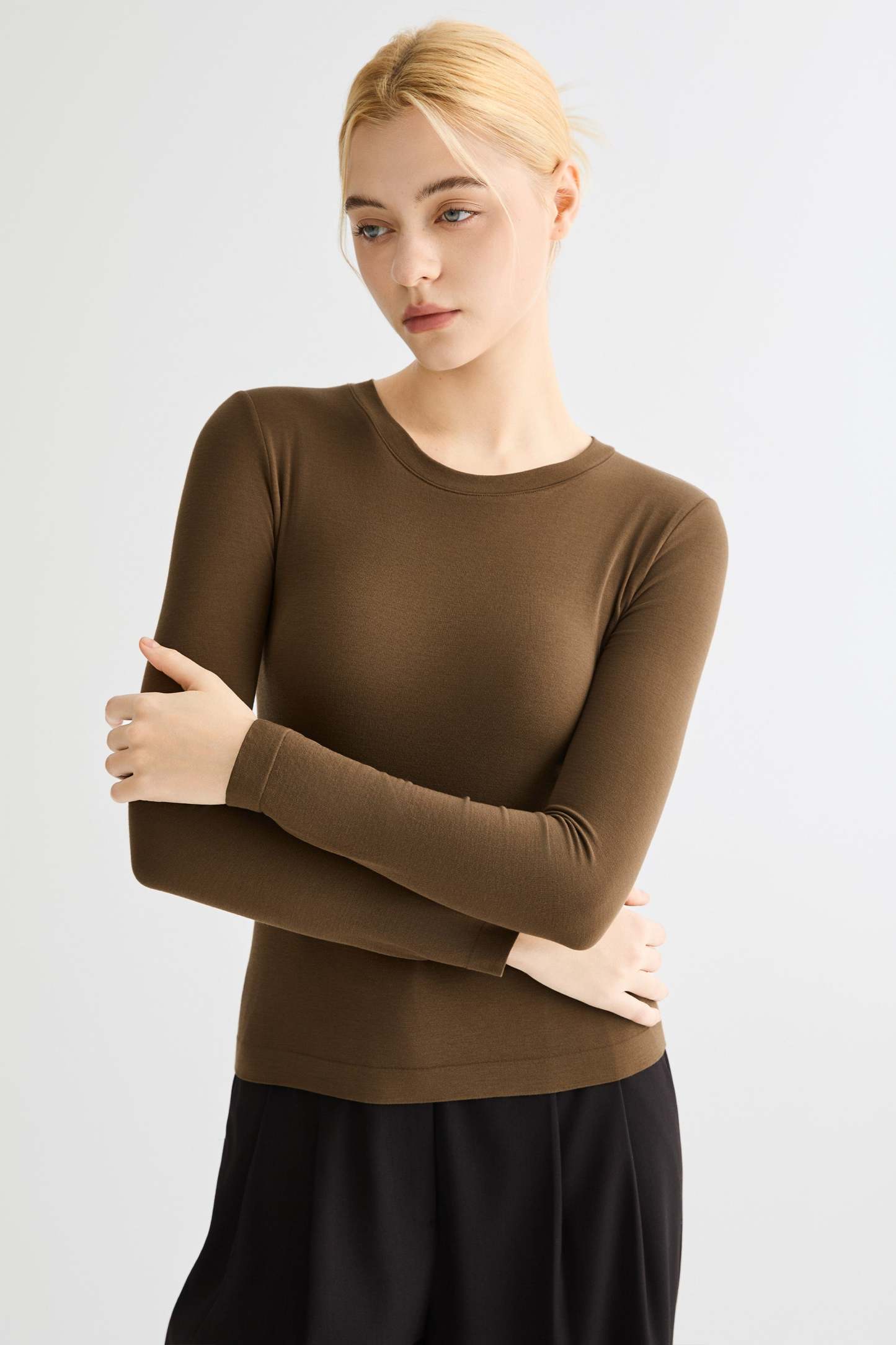 Padded Knit T-shirt