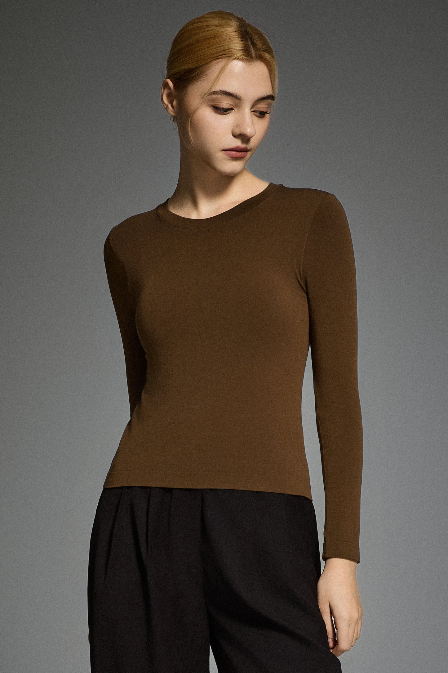 Padded Knit T-shirt