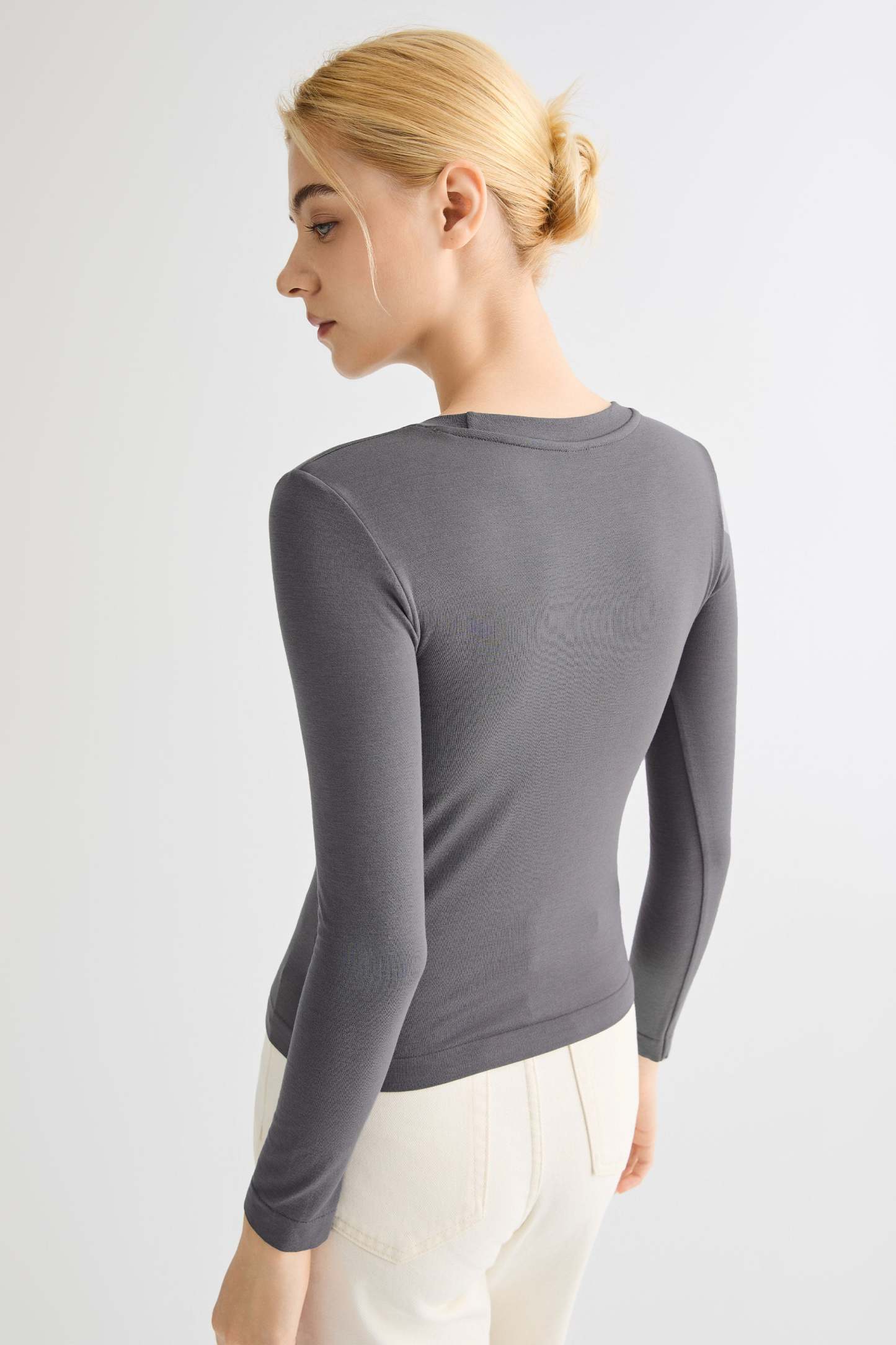 Padded Knit T-shirt