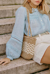 Rattan Tote Bag