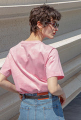 Garrin Cotton T-shirt - Pink