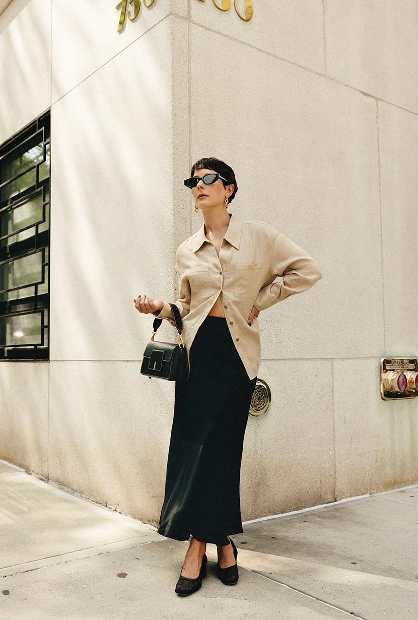 Benoite Linen Shirt - Ecru