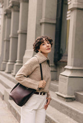 Barry Wool Sweater - Tan