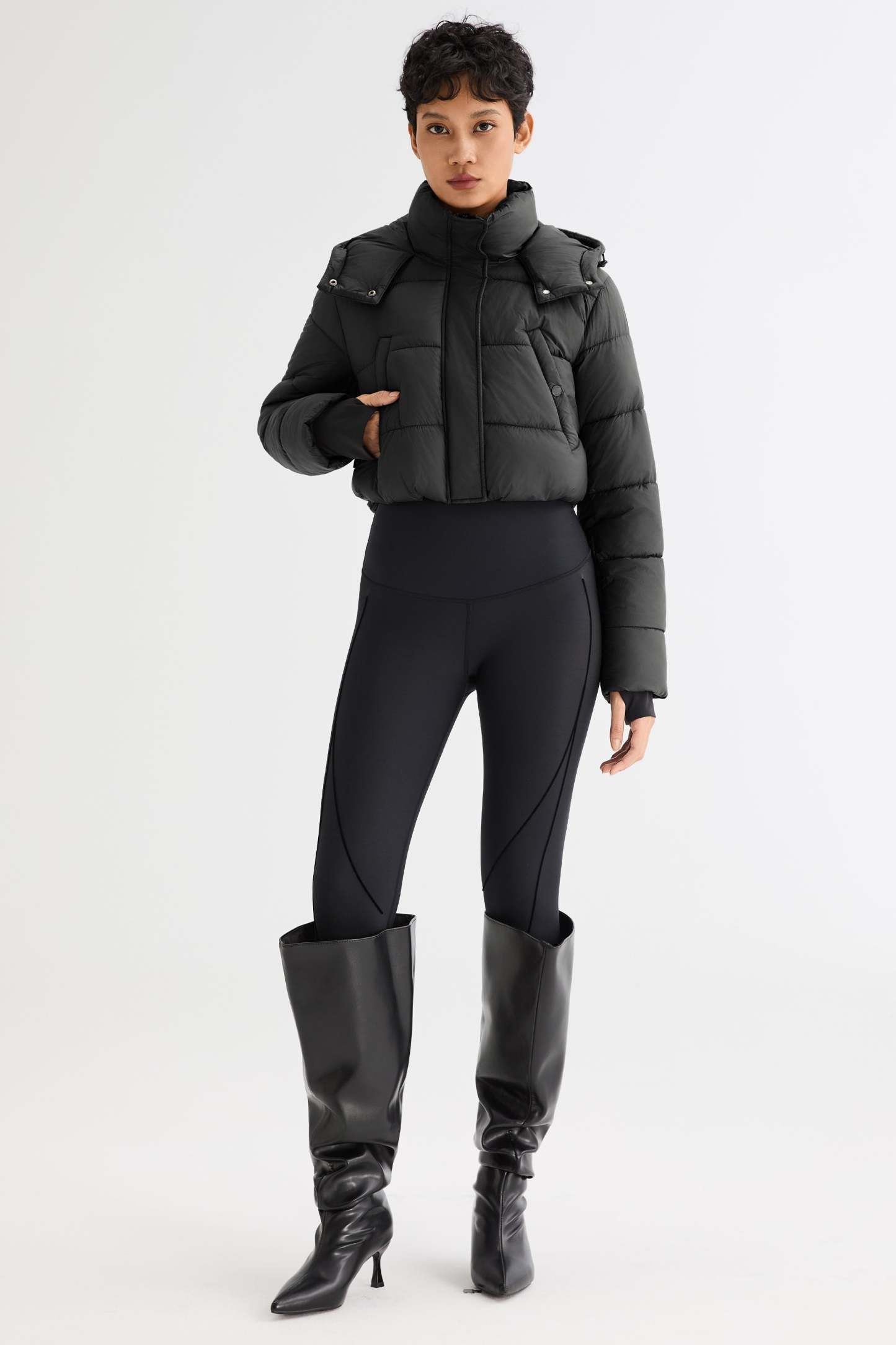 Urban Essential Cropped Lyrella Puffer Jacket