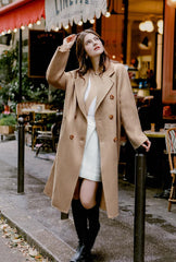 Harriet Double-Face Wool Coat - Camel