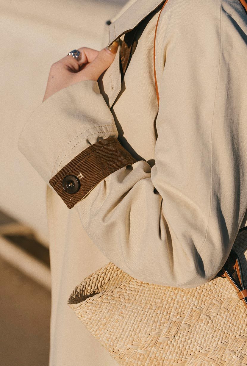 Hagar Trench Coat - Beige