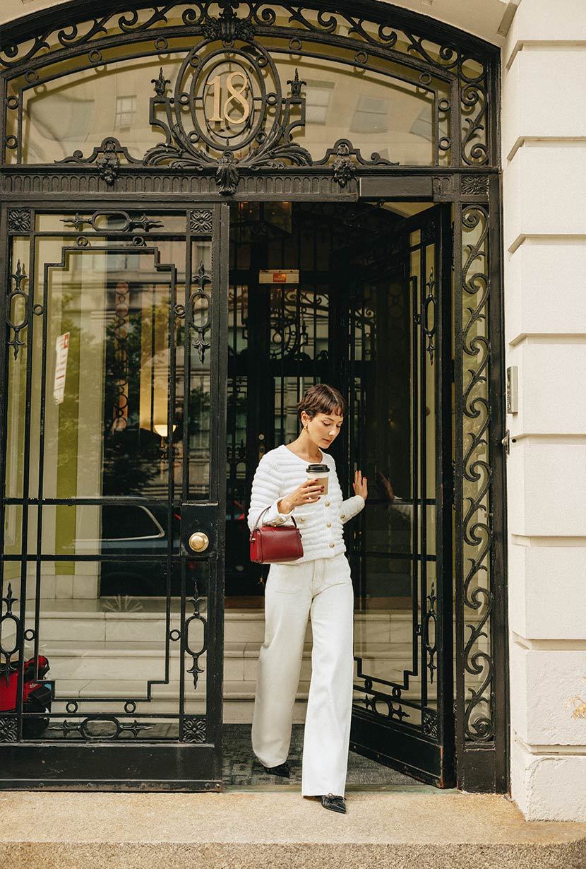 Cindy Cotton Cardigan - Ivory